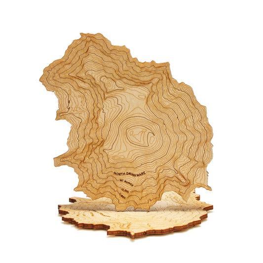 The Mt. Rainier Coaster Set (North Drinkware)