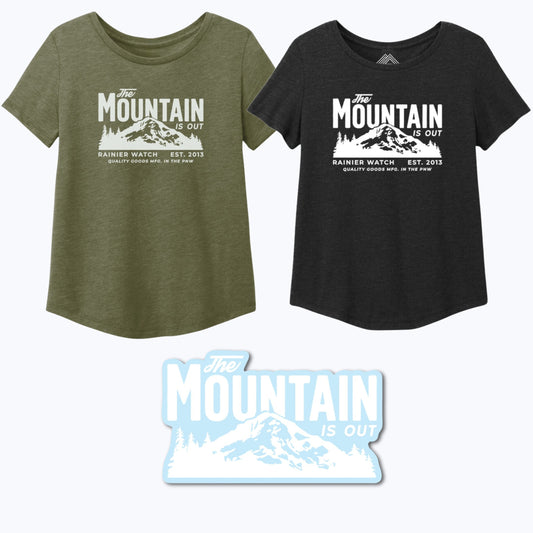 The Mountain is out Womens EcoTee Bundle
