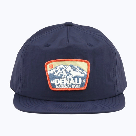Denali National Park Patch Recycled Nylon Cap - Navy