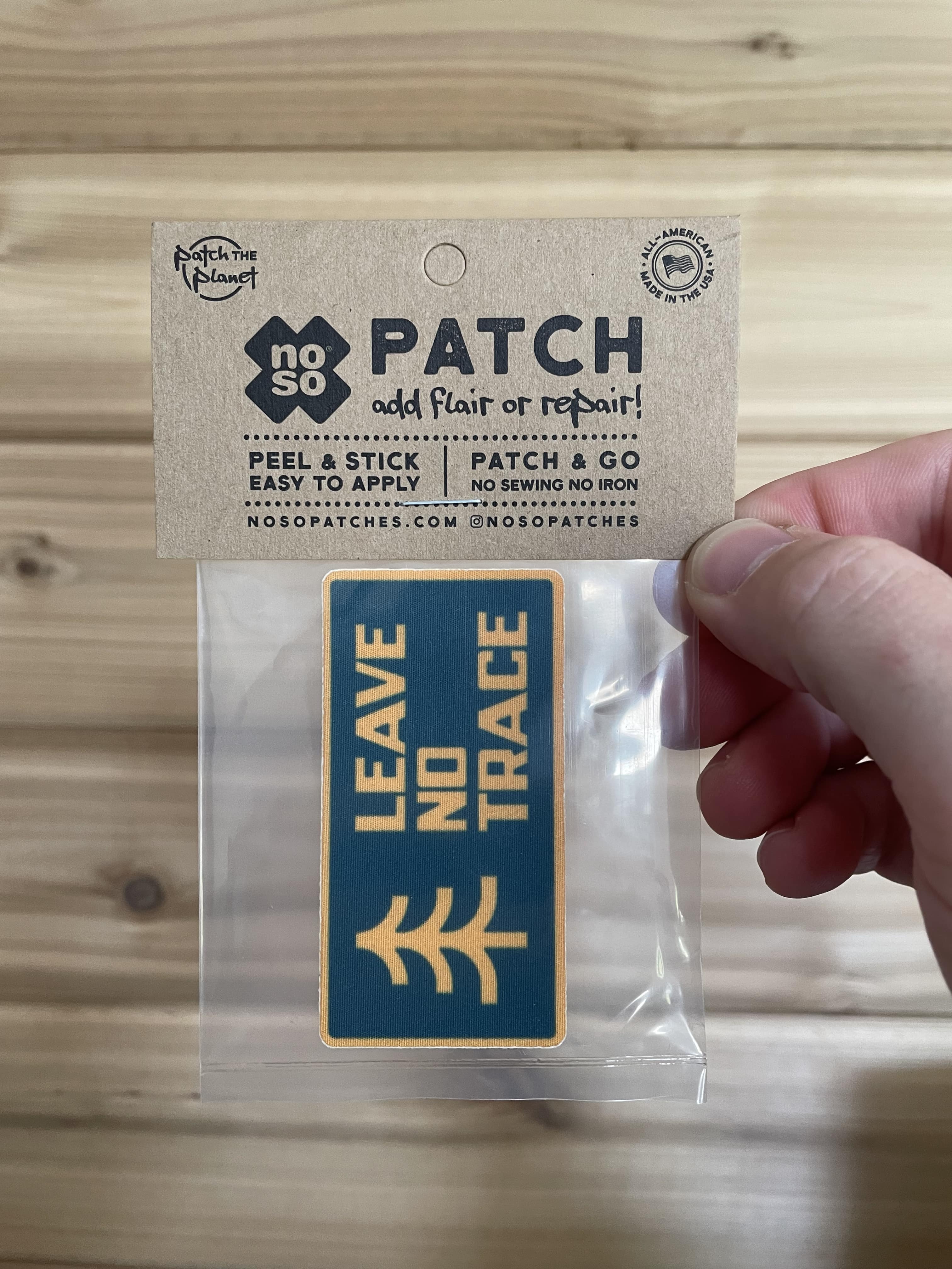 Leave No Trace Repair Patch  Noso x RW – Rainier Watch