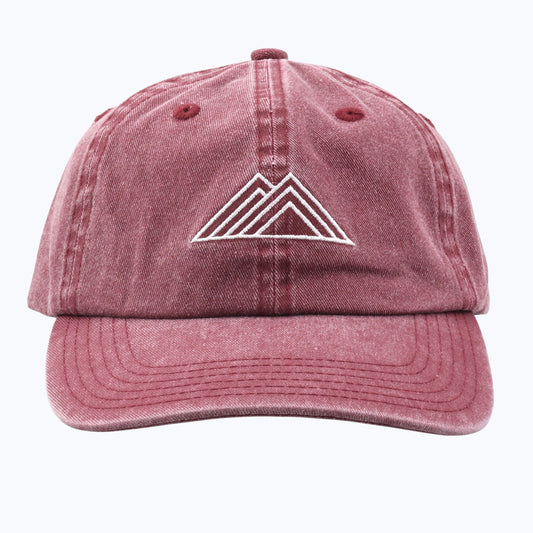 Logo Vintage Wash Dad Cap - Maroon