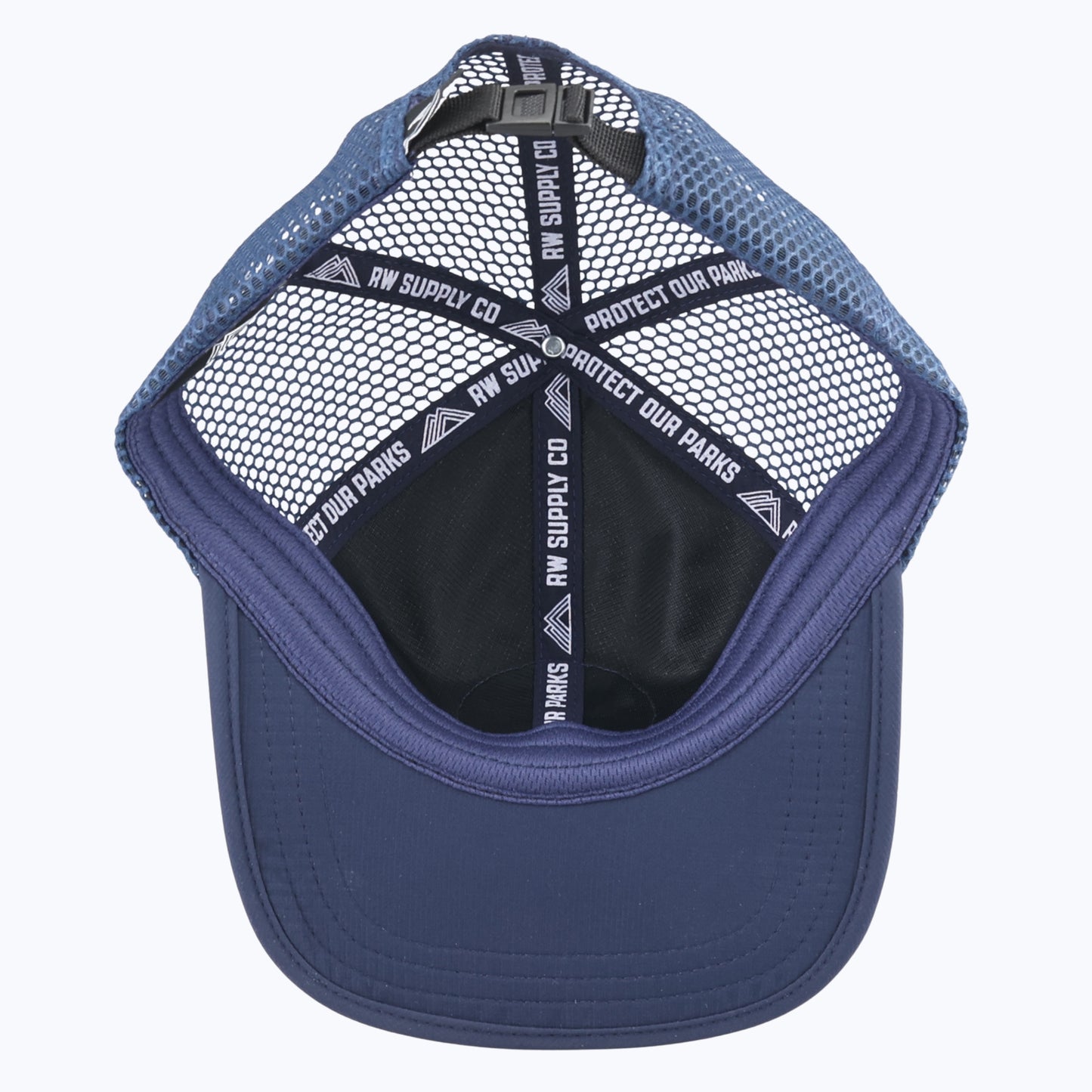 Protect Our Parks Bear Mesh Strapback Tech Cap - Navy