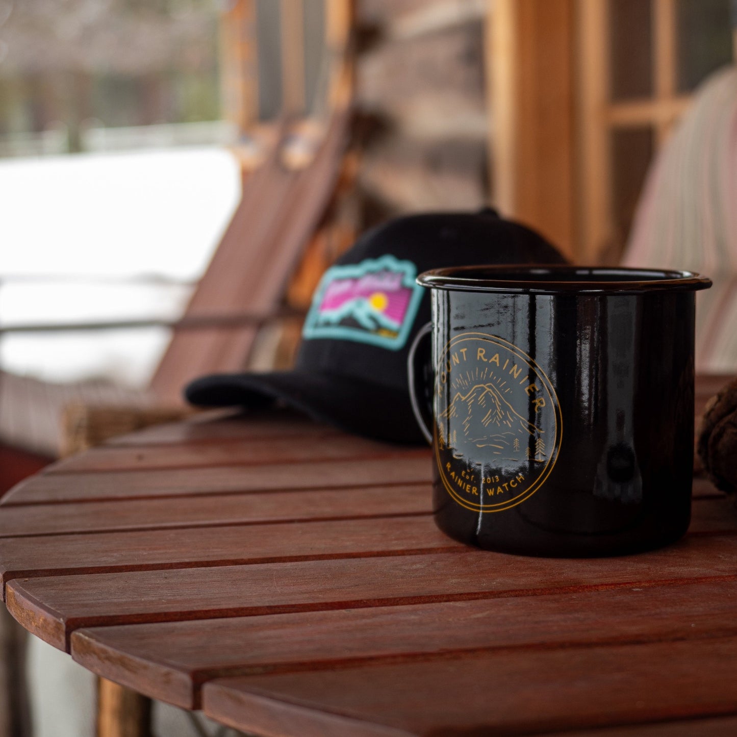 Neon Sunset 6 Panel Trucker Cap