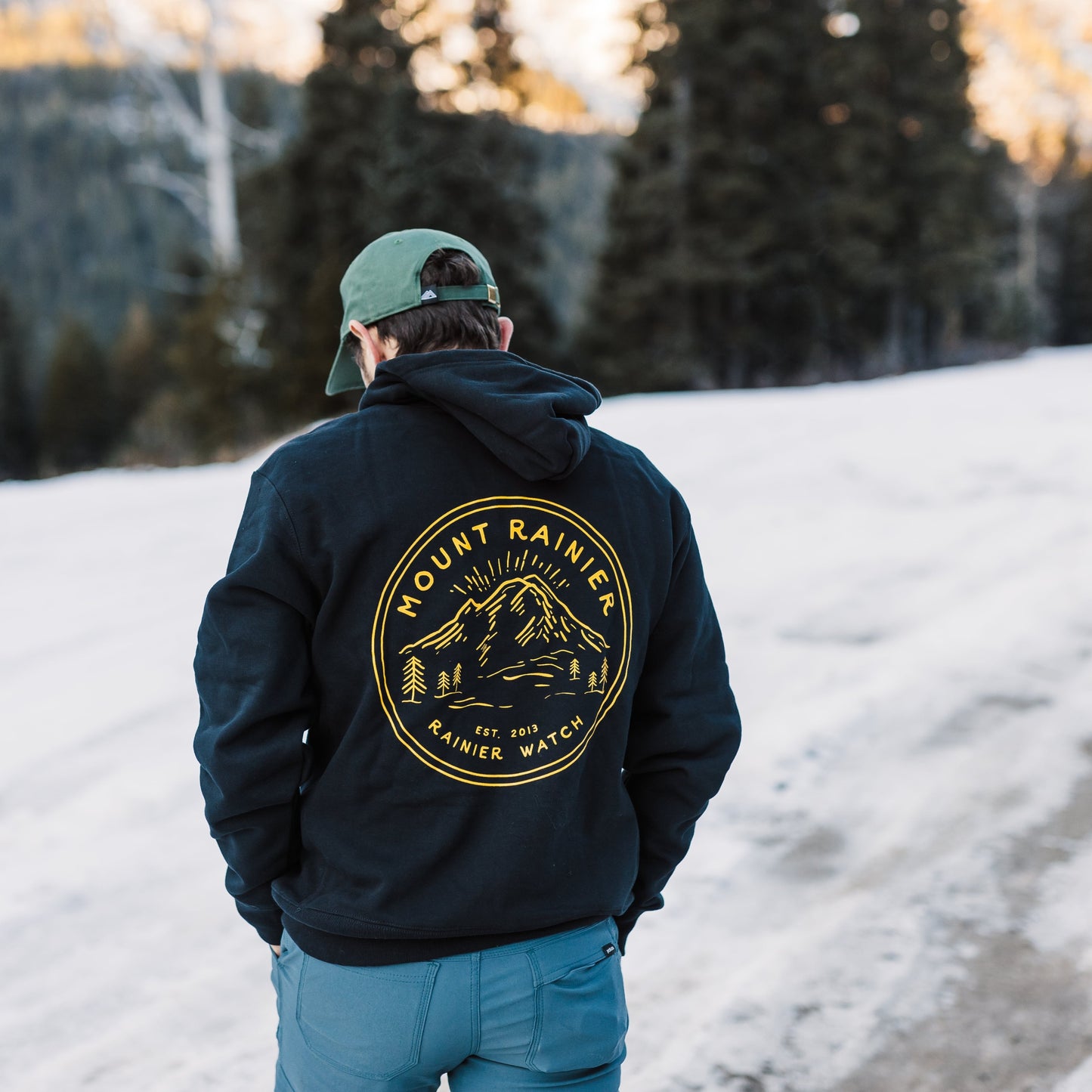 Ranger Hoodie Sweatshirt - Heavyweight - Black