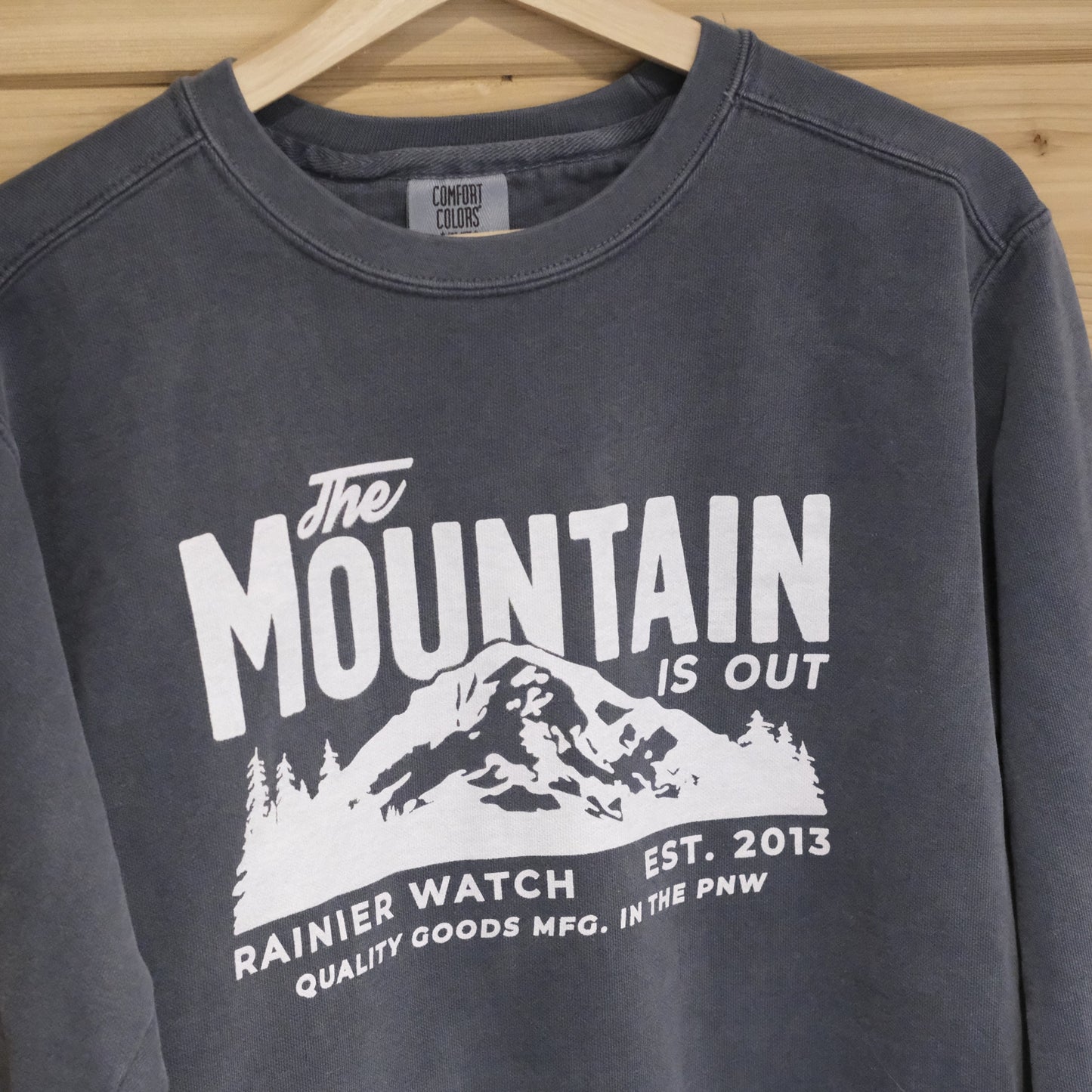 The Mountain is out Crewneck Sweatshirt