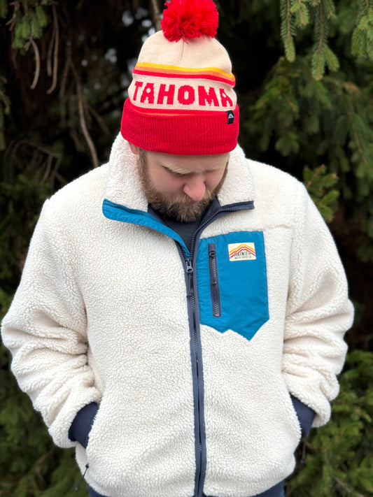 Turbo SuperFleece Jacket - Lined Recycled Fleece - Cream