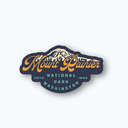 Winthrop Sticker | Mount Rainier National Park Vintage