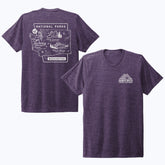 Washington National Parks Eco Tee - Huckleberry Purple