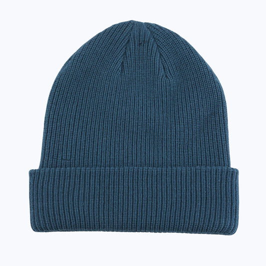 Mount Rainier National Park Waffle Beanie - Petrol Blue