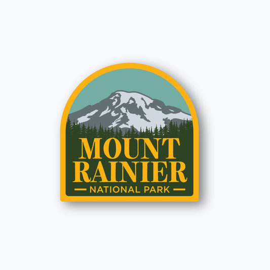 Mirror Pines Mount Rainier National Park Sticker