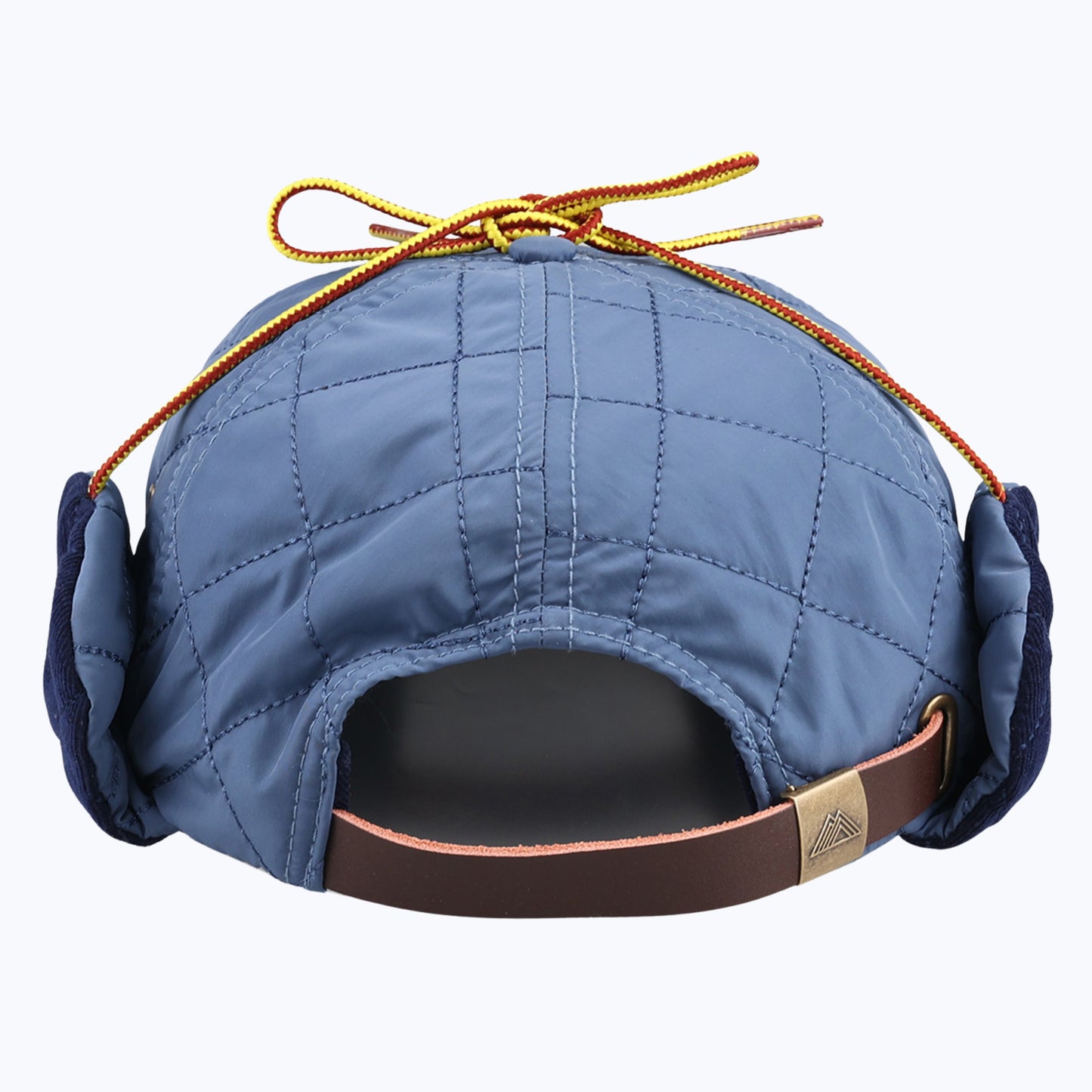 Protect Our Parks Bear 7 Panel Quilted Trapper Outdoor Cap - Navy/Orange