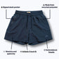 Athletic 5 Inch Recycled Shorts - Cascade Blue
