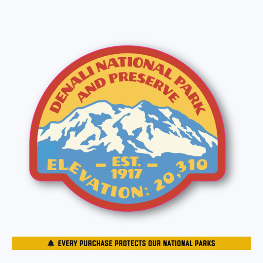 Denali National Park & Preserve Sticker