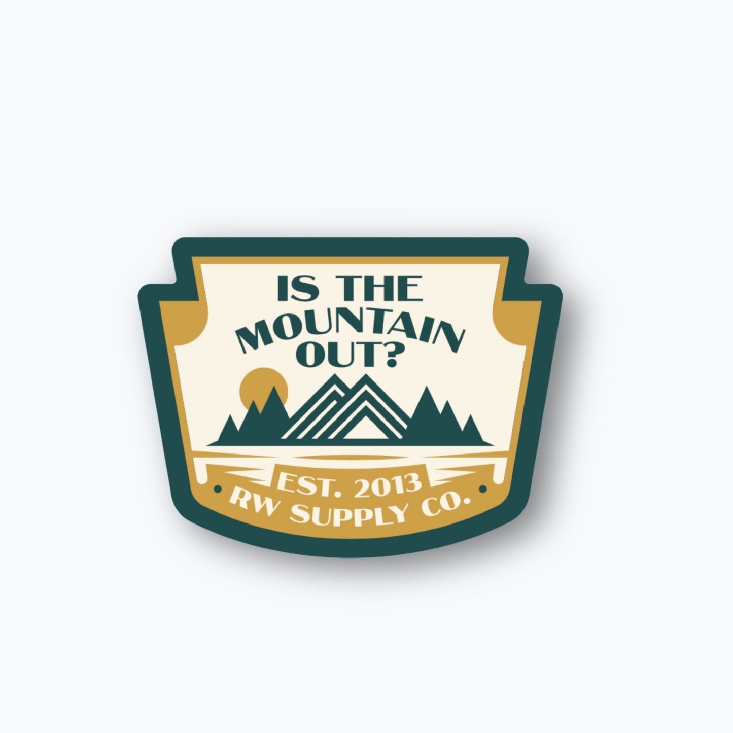 Is The Mountain Out? Sticker