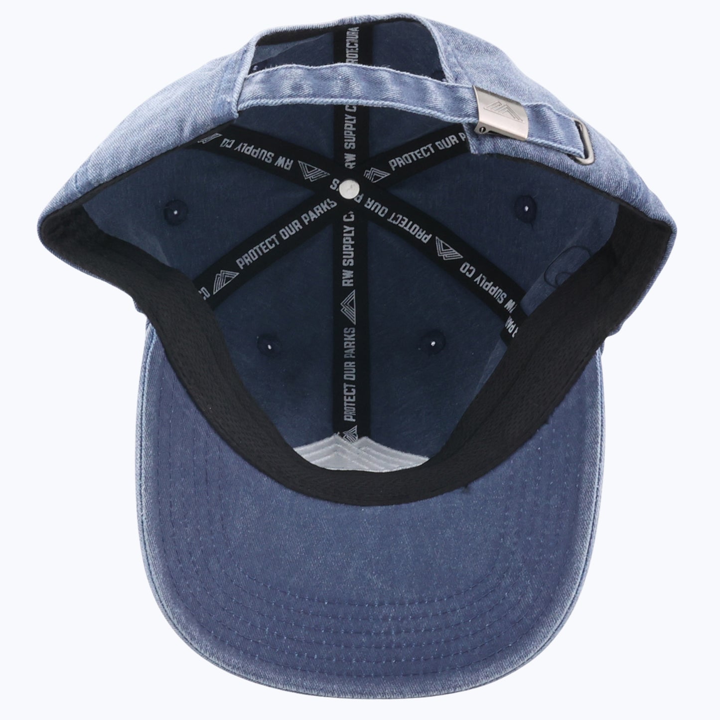 Logo Vintage Wash Dad Cap - Denim