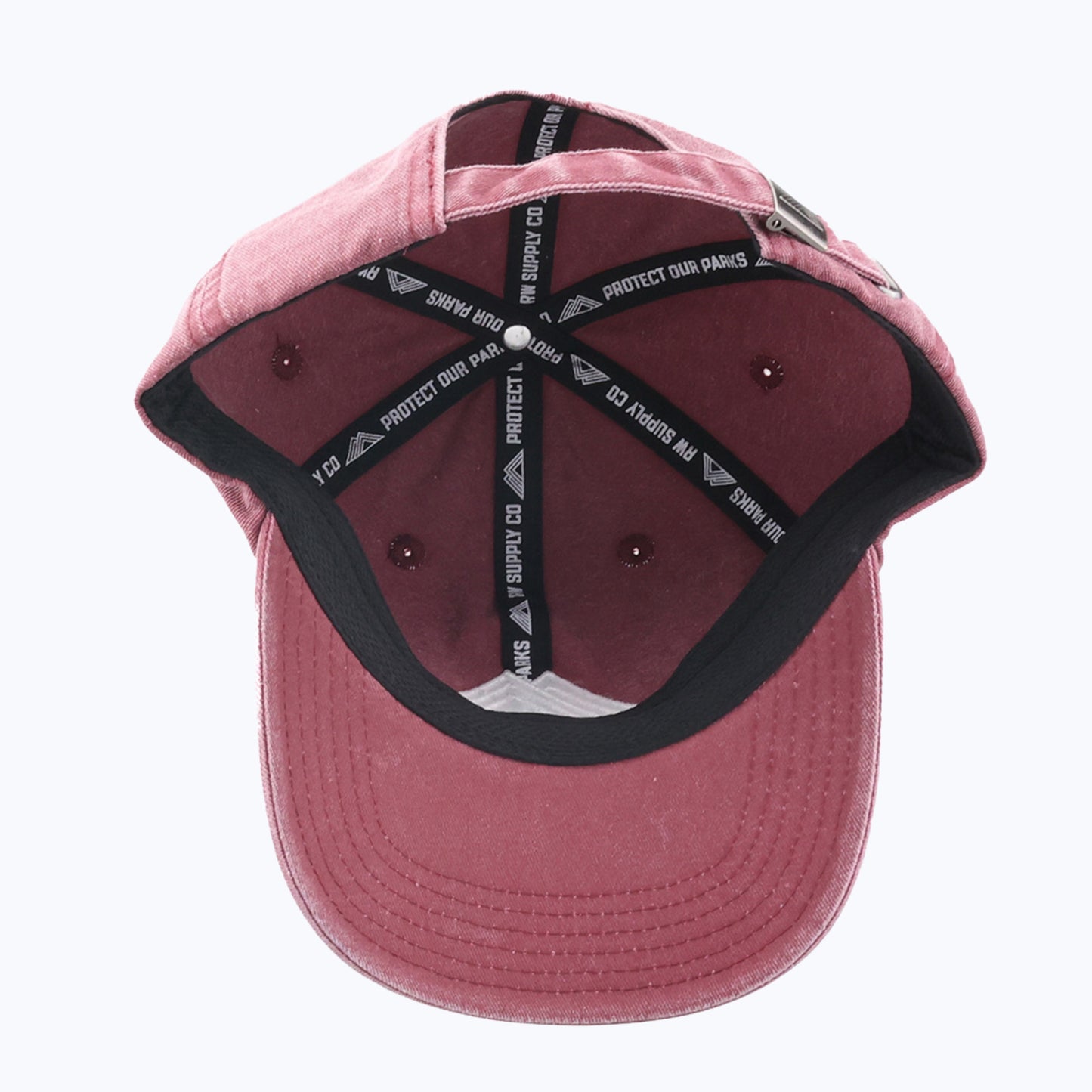 Logo Vintage Wash Dad Cap - Maroon