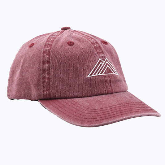 Logo Vintage Wash Dad Cap - Maroon