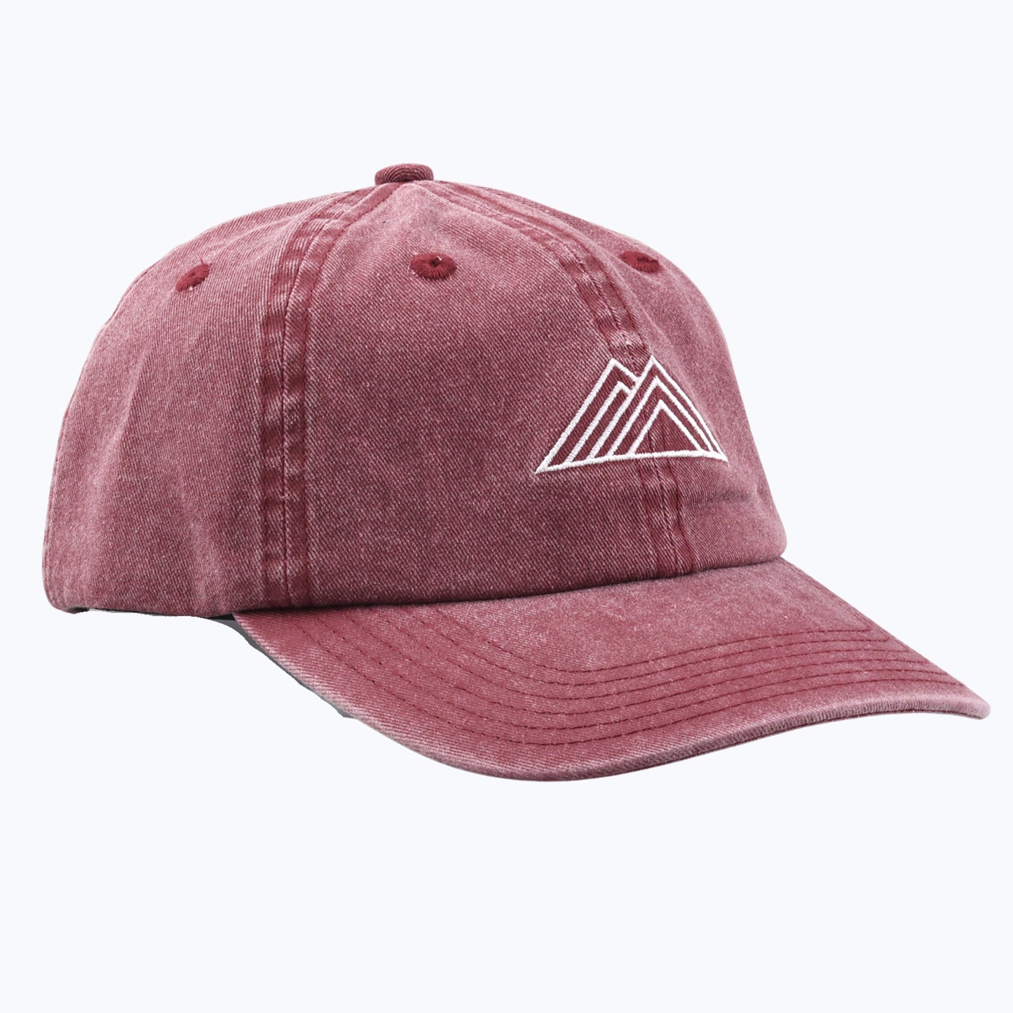 Logo Vintage Wash Dad Cap - Maroon