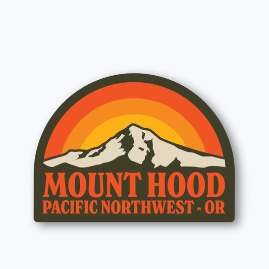 Mount Hood Oregon Pacific Northwest Sticker | Vintage