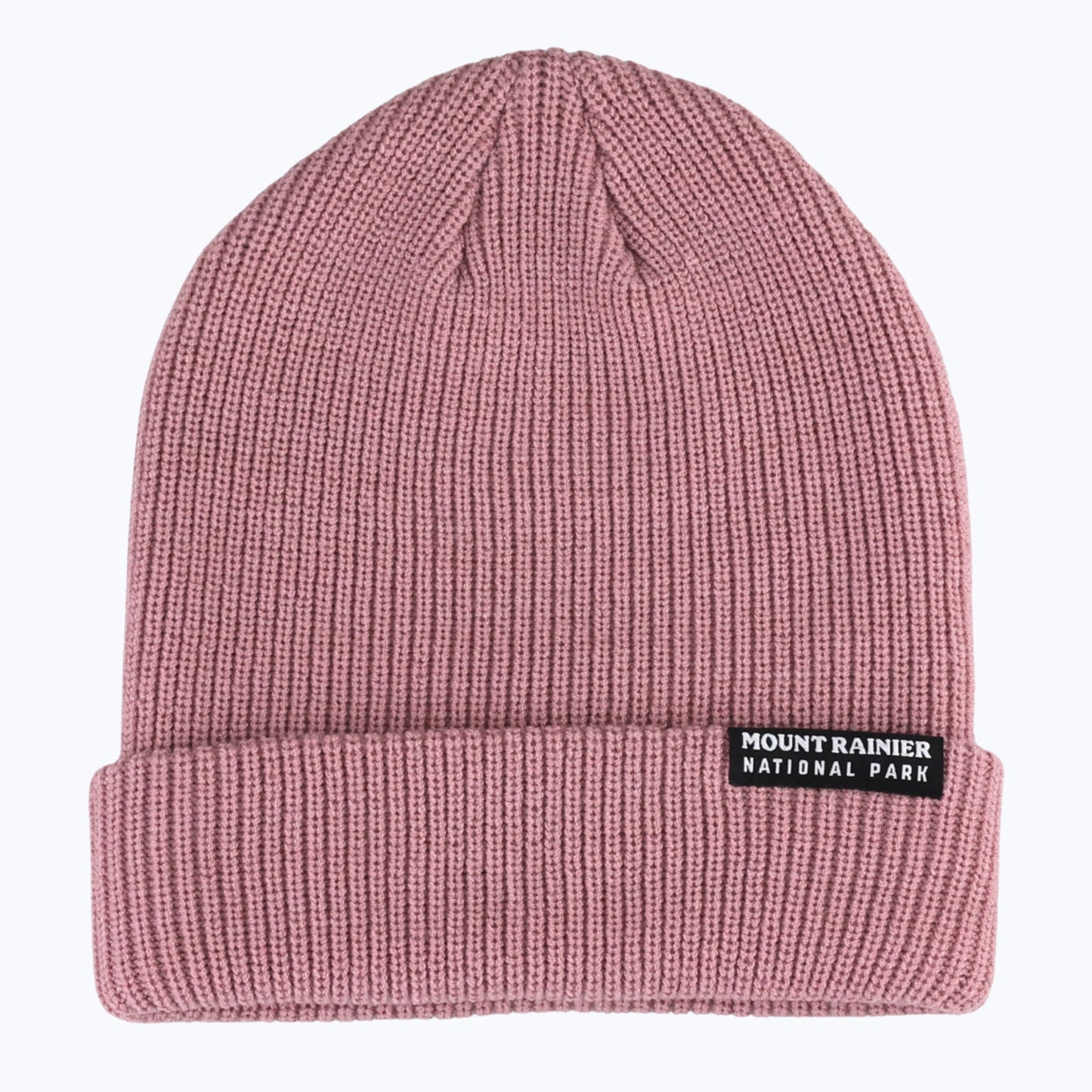 Mount Rainier National Park Recycled Beanie - Mauve