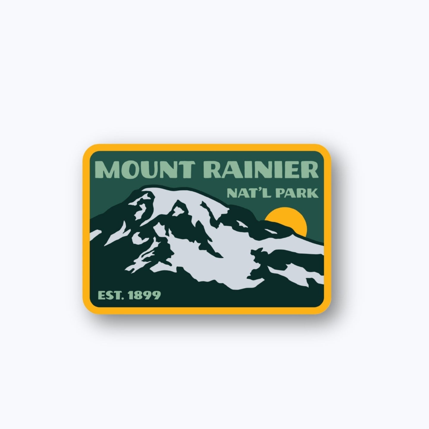 Mount Rainier National Park Est 1899 Sticker