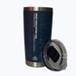 Mount Rainier National Park Topo Travel Coffee Tumbler (20oz) - Navy