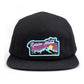 Neon Sunset 5 Panel Camp Cap