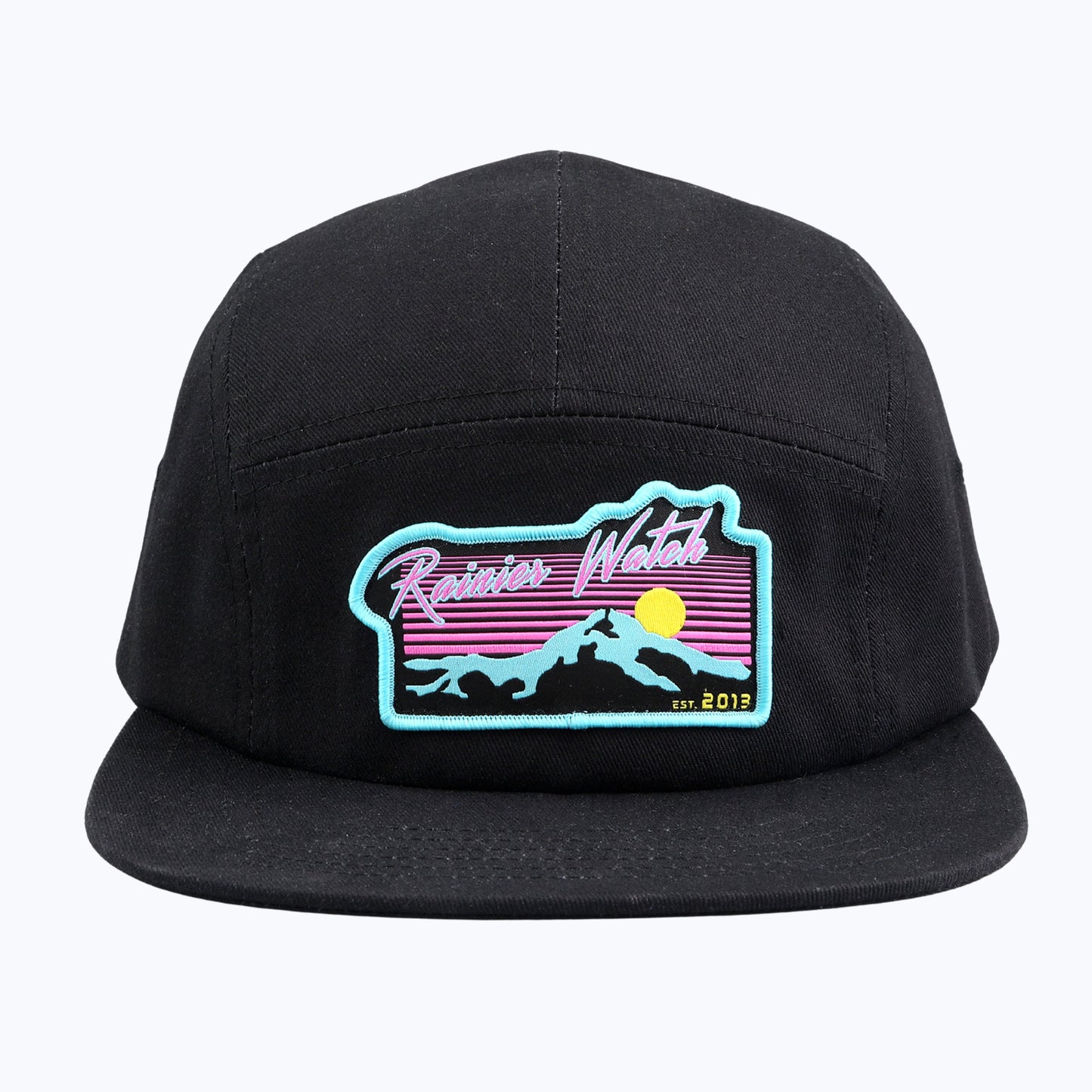 Neon Sunset 5 Panel Camp Cap