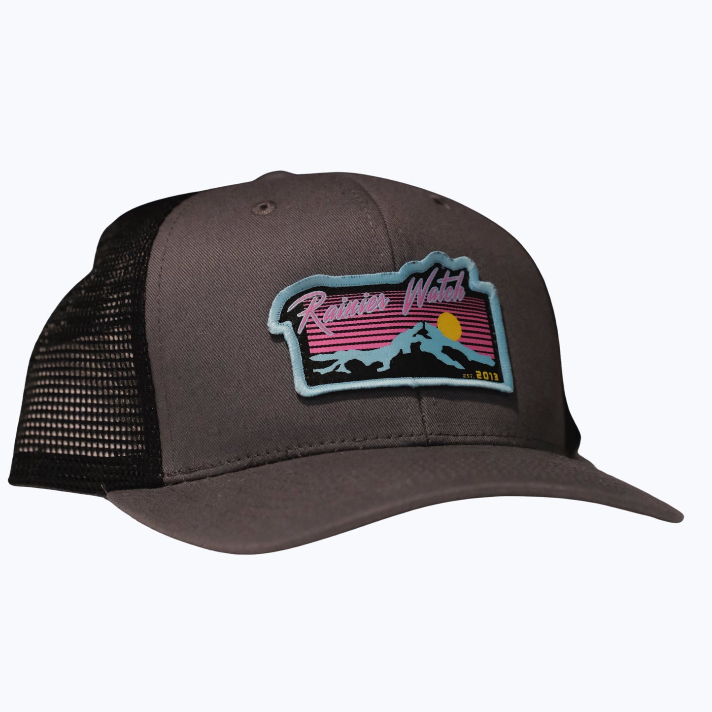 Neon Sunset 6 Panel Trucker Cap