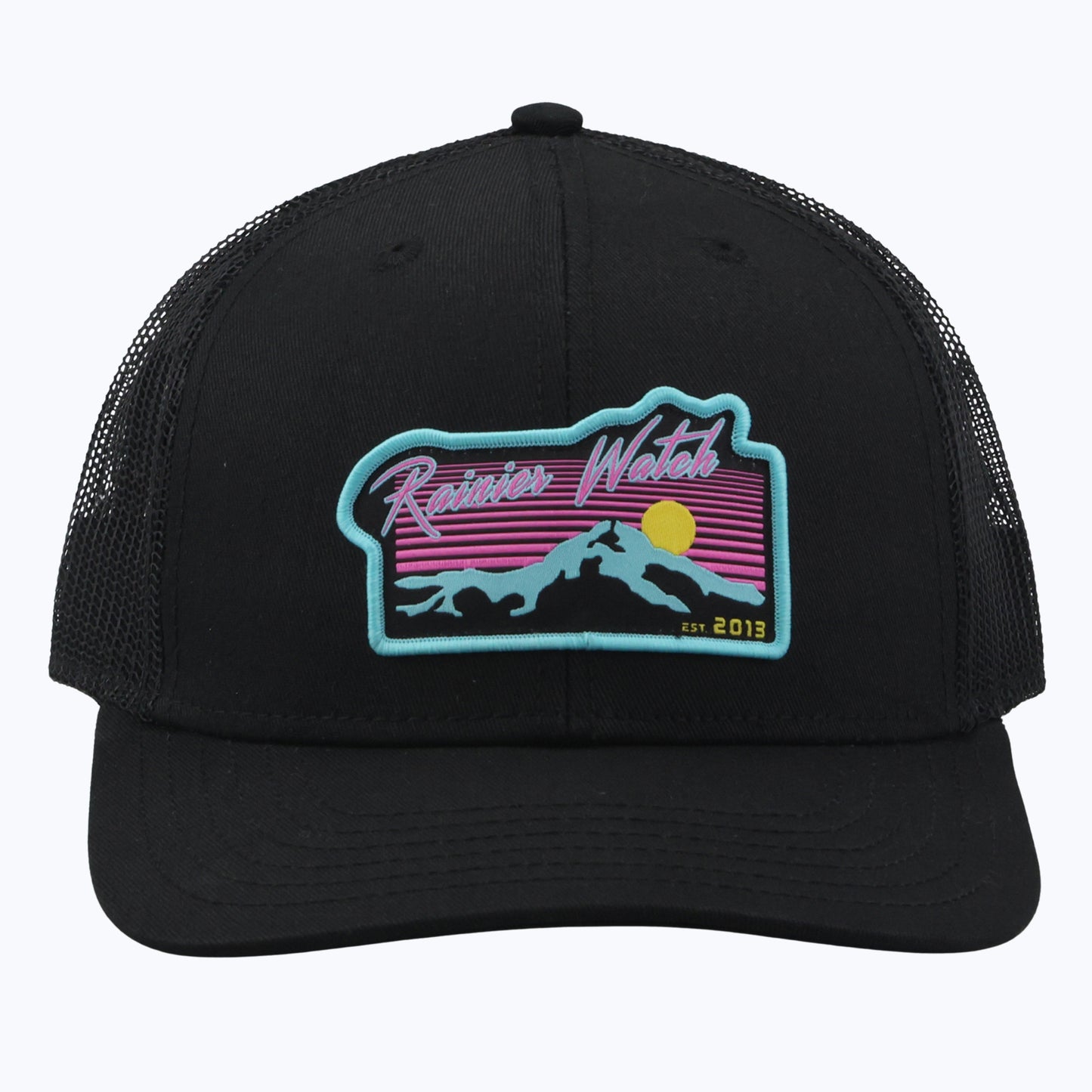 Neon Sunset 6 Panel Trucker Cap