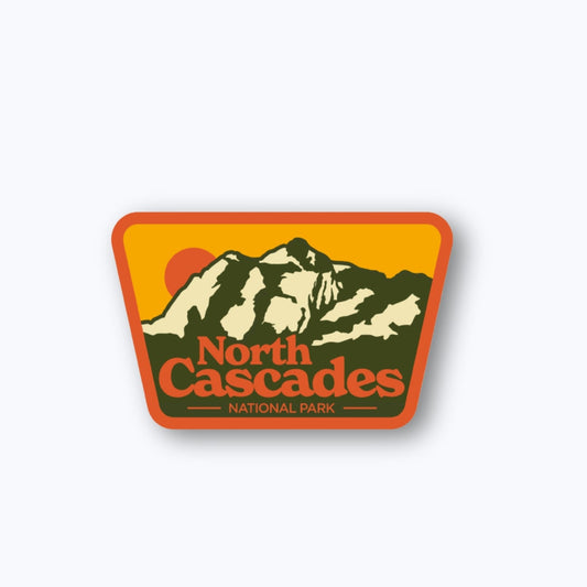 North Cascades National Park Vintage Sticker