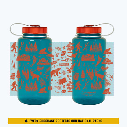 Pacific Northwest Patterns Water Bottle - 32oz