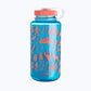 PNW Patterns 32oz Water Bottle - Fire Orange/Ocean Blue