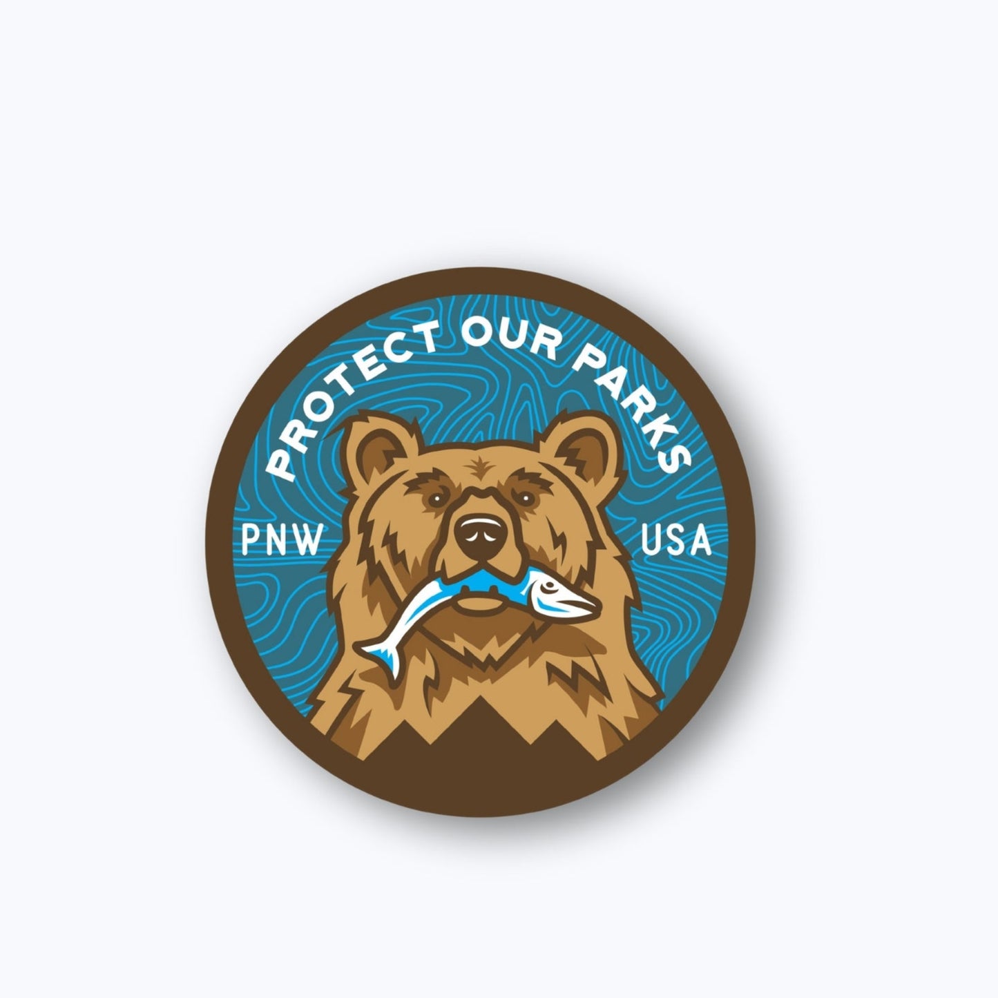 Protect Our Parks Bear Sticker