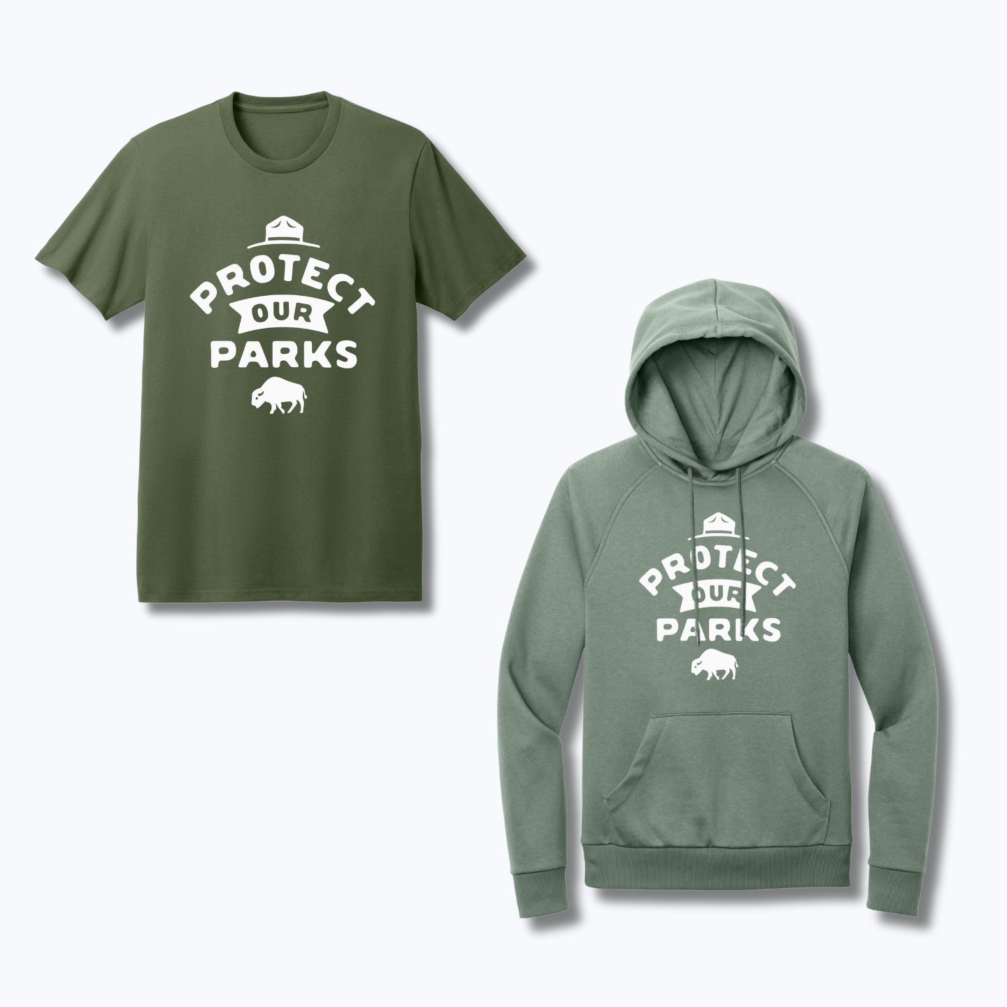 Protect Our Parks Fundraiser Hoodie & T-Shirt Bundle - Fundraiser - 100% Of Profits Donated