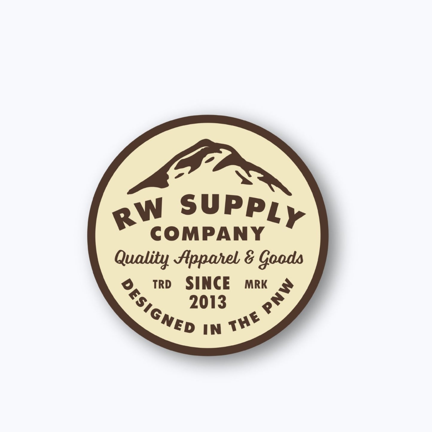 RW Supply Company Quality Apparel & Goods Sticker