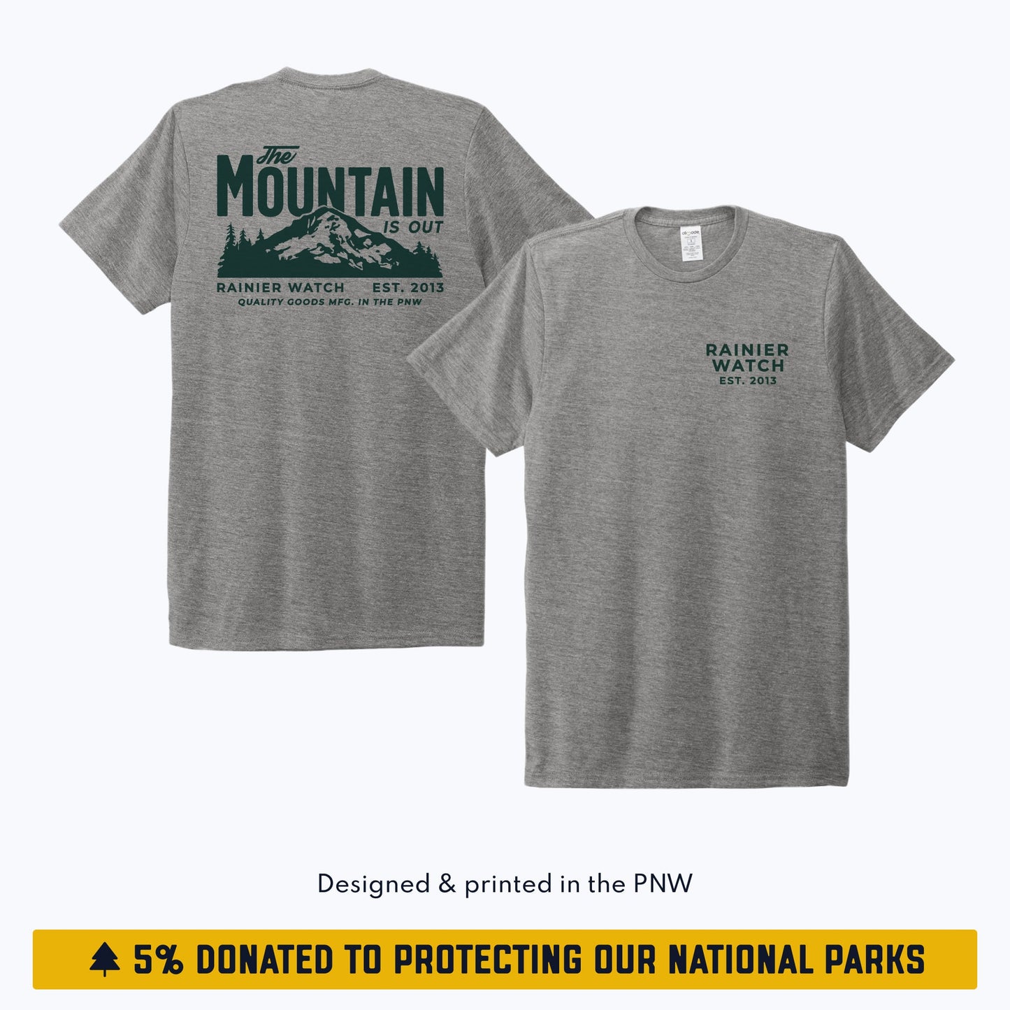 The Mountain Is Out Eco Tee