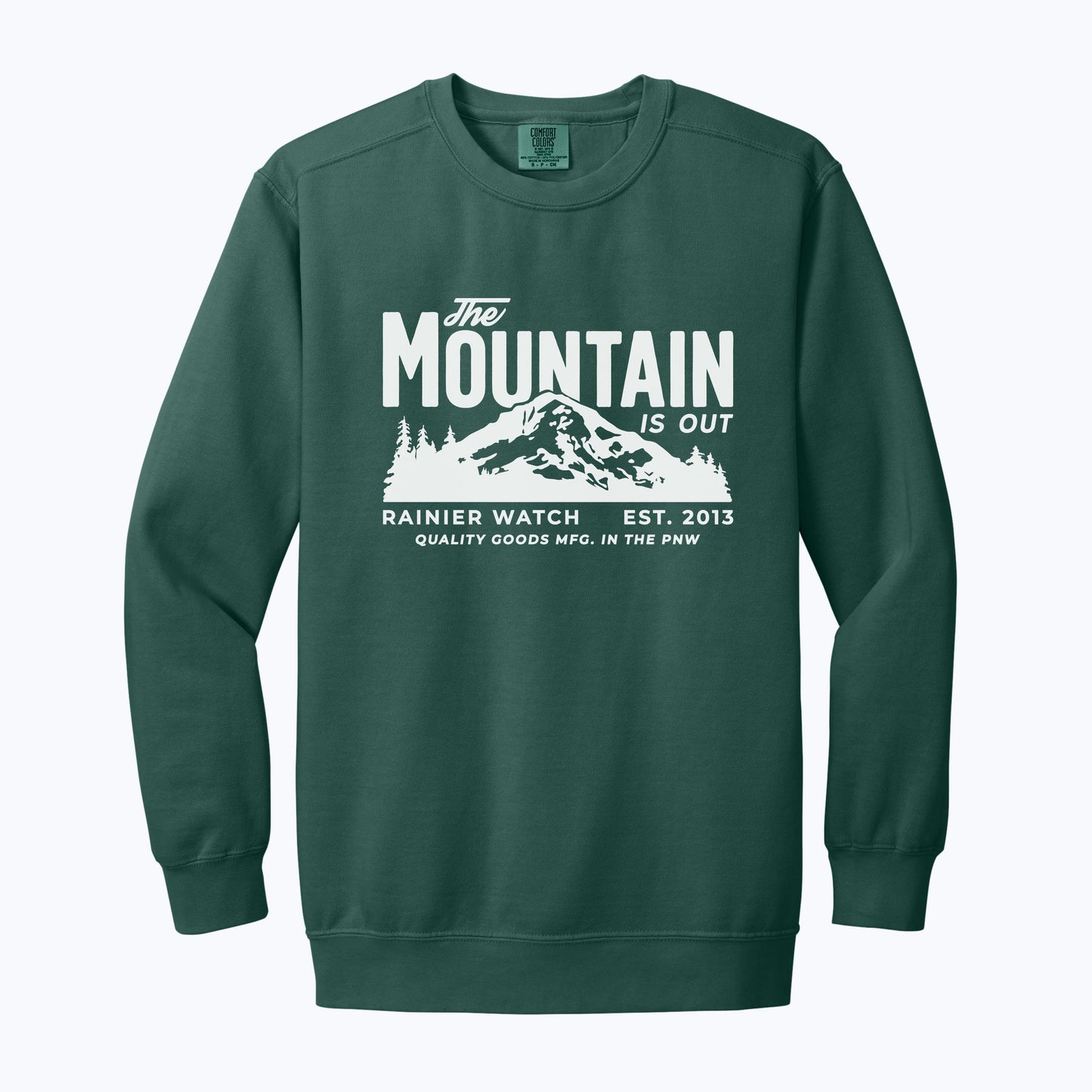 The Mountain is out Crewneck Sweatshirt