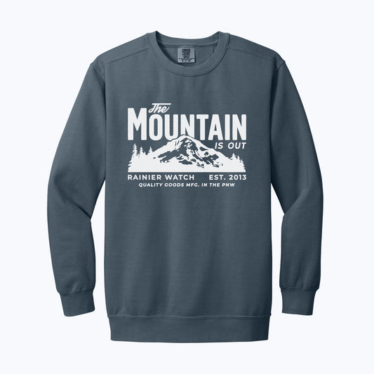 The Mountain is out Crewneck Sweatshirt