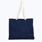 The Mountain Is Out Oversized Organic Tote Bag - Navy