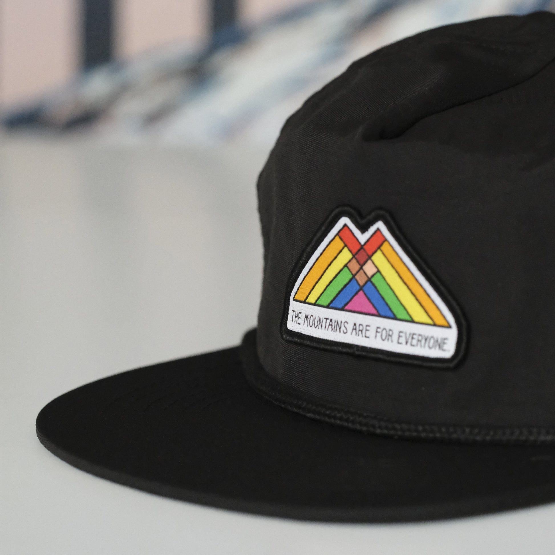 The Mountains Are For Everyone Nylon Cord Patch Cap – Rainier Watch