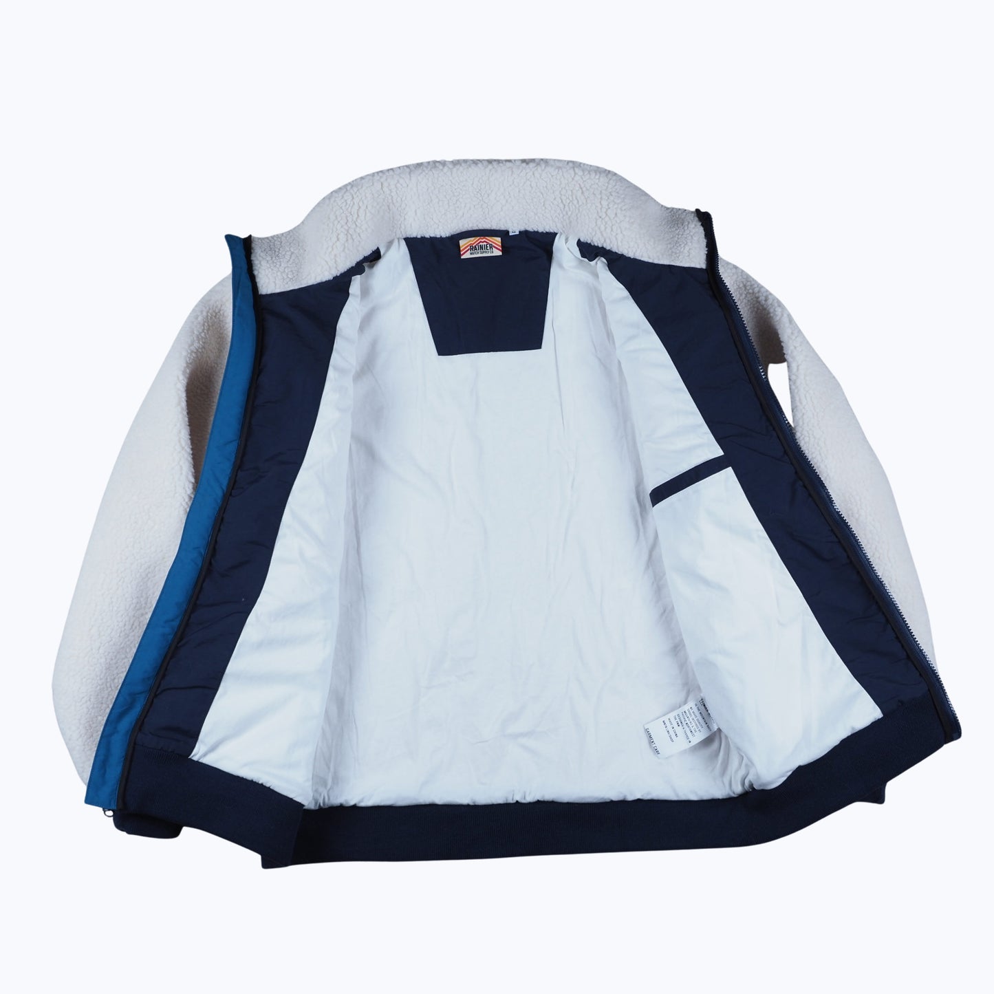 Turbo SuperFleece Jacket - Lined Recycled Fleece - Cream