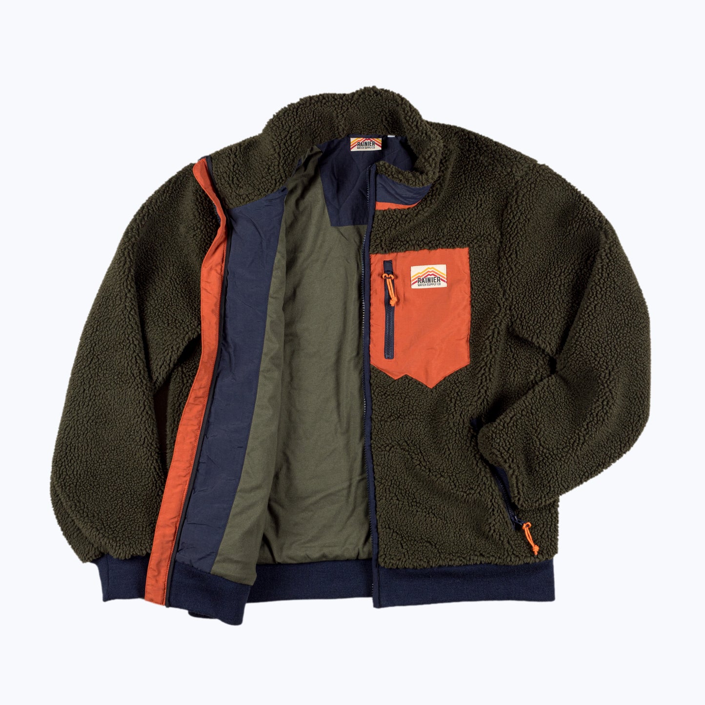 Turbo SuperFleece Jacket - Lined Recycled Fleece - Forest Green (PREORDER)
