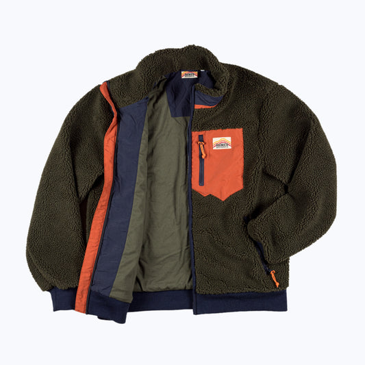 Turbo SuperFleece Jacket - Lined Recycled Fleece - Forest Green (PREORDER)