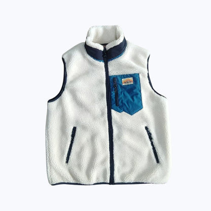 Turbo SuperFleece Vest - Lined Recycled Fleece - Cream