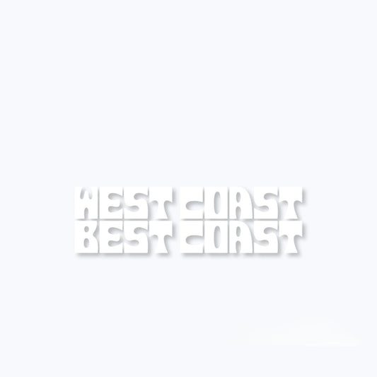 West Coast Best Coast Vinyl Decal