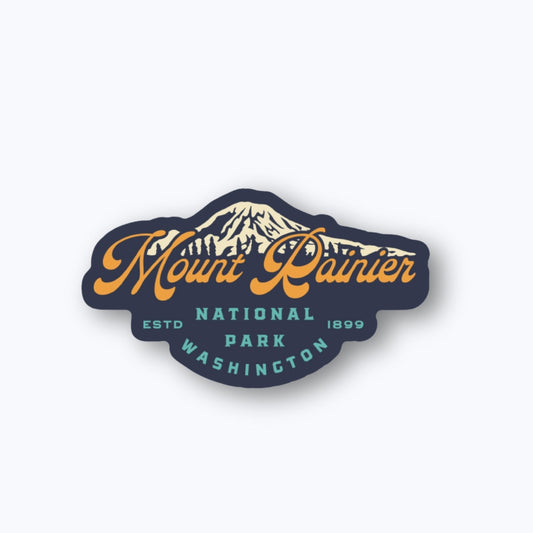 Winthrop Sticker | Mount Rainier National Park Vintage