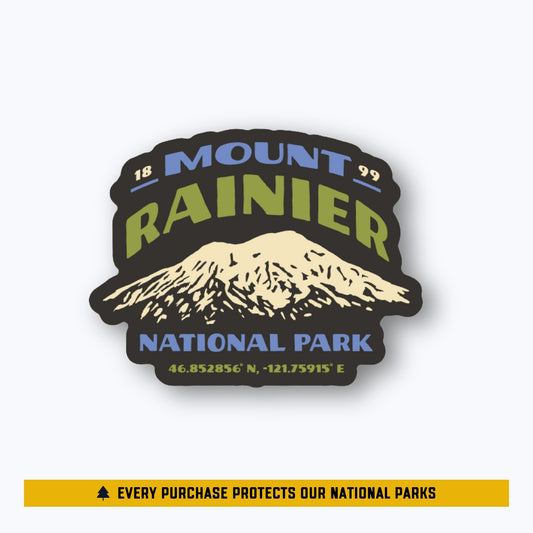 Emmonds Sticker | Mount Rainier National Park Vintage
