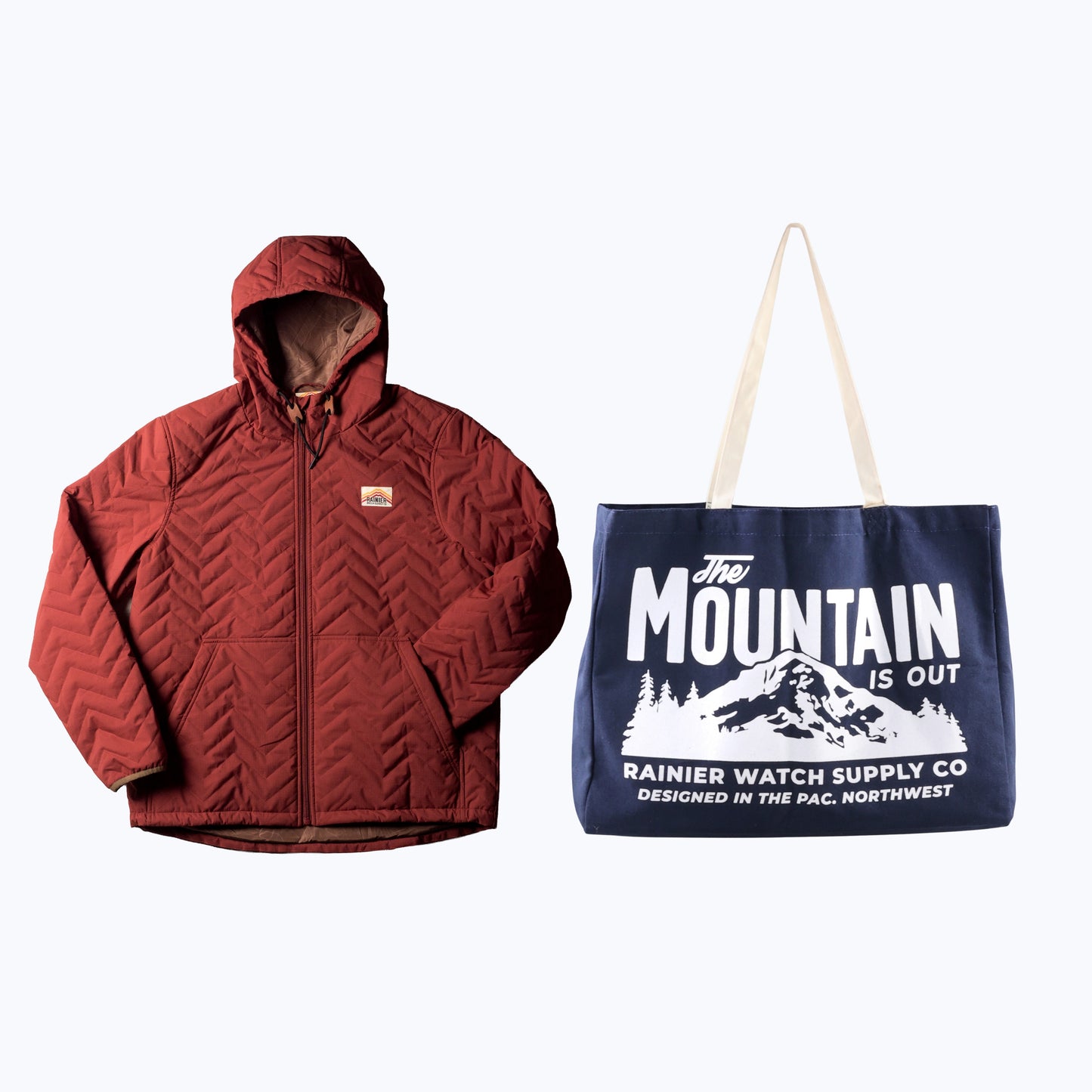 Ridgeline Micro-Puffer + TMIO Tote - Navy Bundle