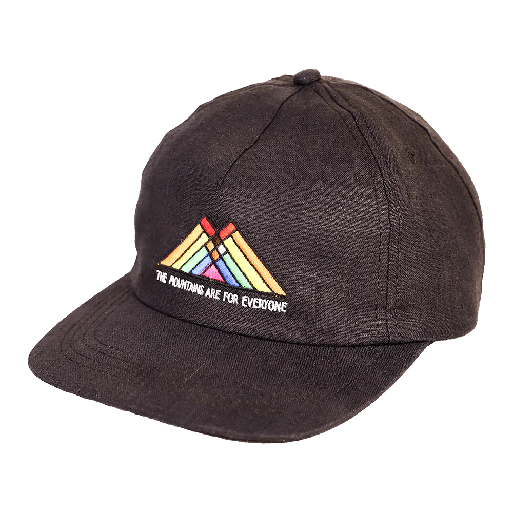 Rustek x Rainier Watch The Mountains Are for Everyone 100% Hemp Strapback Natural Hat